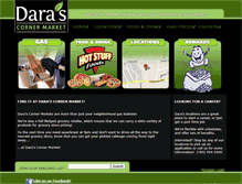 Tablet Screenshot of darascornermarket.com